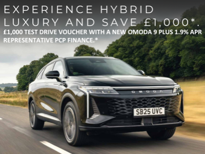 Exclusive OMODA 9 Offer: From £397 Per Month with £2,000 in Savings and 1.9% APR