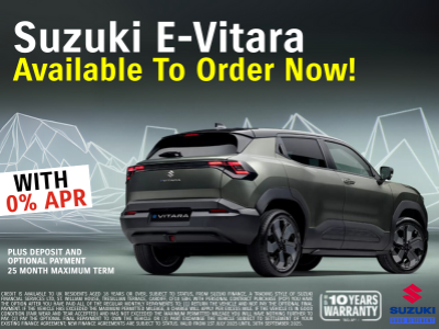 Order the All-New Suzuki e-Vitara Now with 0% APR!