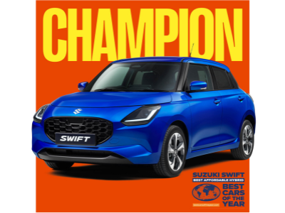 Suzuki Swift Hybrid Named Best Affordable Hybrid 2024/25